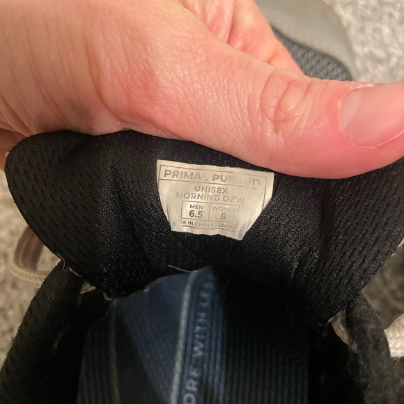 Women's Gray and Black Athletic Shoes - Picture 6 of 6